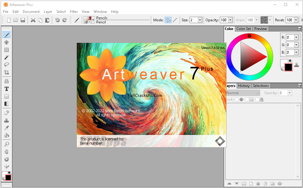 Artweaver Plus 7.0.14 Crack + License Key Full Download